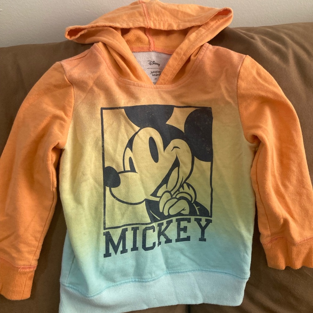 3T Disney Mickey Mouse Sunset Ombré Hoodie Jumping Beans